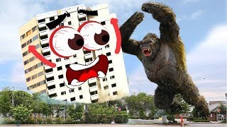 Donkey Kong Returns  Nightmare of Monster Doodles  Dangerous Building Demolition  Woa Doodland [upl. by Francoise]