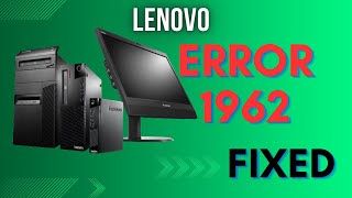 Error 1962 No Operating System Found Lenovo FIXED [upl. by Assirehc]