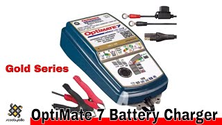 OptiMate 7 Select 12V 10A Vehicle Battery Charger Gold Series [upl. by Hackathorn]