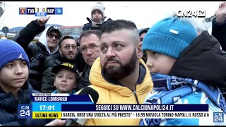 Torino Napoli 30 🤬 CHE DELUSIONE la reazione dei napoletani allo stadio [upl. by Mansfield]