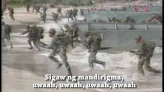 Philippine Navy Hymn 2009 Edition Himno ng Hukbong Dagat ng Pilipinas [upl. by Annaitsirk]