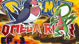 Treecko evolved and new pokemon  Pokemon Omega Ruby gameplay EP  03 [upl. by Mota]