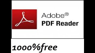 How to download Adobe PDF Reader for pc laptop for free [upl. by Queridas]