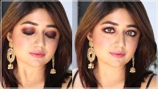 Smokey Eyes  Indian Festive Makeup  corallista [upl. by Lesko]