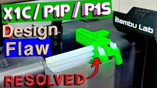 Fixing the X1 and P1 Defective Nozzle Wiper BambuLab [upl. by Ydnar]