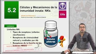 52 CÉLULAS Y MECANISMOS DE LA INMUNIDAD INNATA NKs [upl. by Llezom]