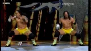 The Usos Entrance on Raw 121911 [upl. by Itsur]