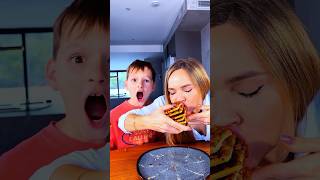 SHE’S A GLUTTON😳🤨 humor meme shortsfunny gluttony pizza greedy family comedy funnyvideo [upl. by Kelwunn]