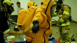 Decontamination Demonstration [upl. by Thorr897]