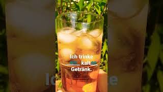 Ich trinke ein kaltes Getränk eis crodino italy italia german deutsch learngerman 2020 德语 [upl. by Neely]