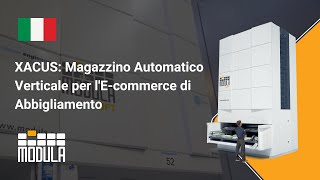 XACUS Magazzino Automatico Verticale per lEcommerce di Abbigliamento [upl. by Ayekel]