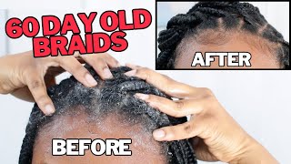 How to Refresh and Wash Knotless Box Braids [upl. by Adirem130]