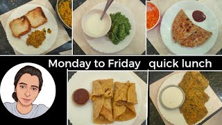 Monday to Friday healthy lunch recipes  delicious food  quick and easy recipes  my way recipes [upl. by Oakes]