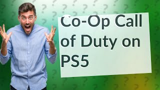 Can you play Call of Duty 2 player on ps5 [upl. by Chambers487]