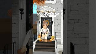 Fall decal codes 🪵🍂 bloxburg decalcodes fyp bloxburgdecals trending fall autumn viralvideo [upl. by Dafna910]