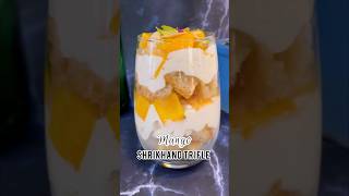 Healthy amp quick mango dessert recipe by MasterChef Oindrila Bala  Mango Srikhand trifle recipe [upl. by Rehteh]