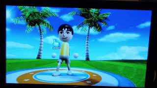 Wii Sports Resort  Frisbee  Frisbee Golf 9 Holes Resort  8  PB 1 [upl. by Acinor699]