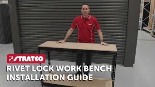 Stratco Rivet Lock Work Bench  Installation Guide [upl. by Gilmore]