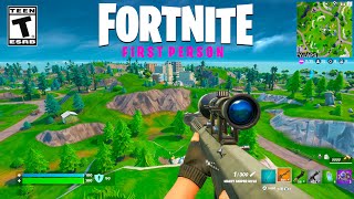 The NEW FIRST PERSON Mode in Fortnite New Update [upl. by Atillertse494]