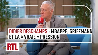 MBappe Griezmann la quotvraiequot pression sur les Français D Deschamps invité de RTL Bonsoir [upl. by Burnard59]