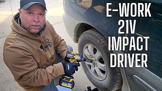 Ework Cordless Impact Wrench 12 inch [upl. by Trevar961]