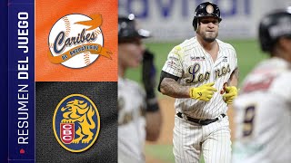 Caribes de Anzoátegui vs Leones del Caracas  19 de noviembre 2023 [upl. by Jakie698]