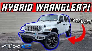 2024 JEEP WRANGLER 4XE WALKAROUND and REVIEW Heres what CHANGED for 2024 FACELIFT [upl. by Leaffar]