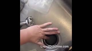 This EASY Trick Will Get Glass Cup Stuck in Garbage Disposal [upl. by Hey66]