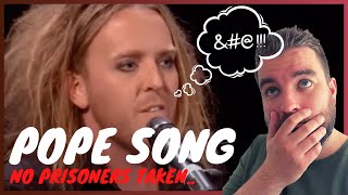 First time reaction Tim Minchin  Pope Song You guys want me cancelled already [upl. by Jeddy]