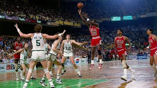 Bulls vs Celtics Game 2 of 1986 Playoffs MJs 63 Point Game [upl. by Aynos727]