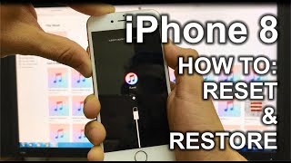 How To Reset amp Restore your Apple iPhone 8  Factory Reset [upl. by Enytsirk807]