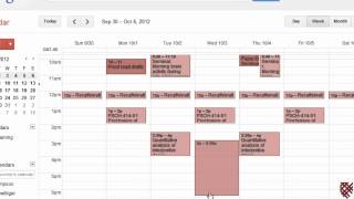 Google Calendar Pt 5  Blocking Off Study Time [upl. by Eaton]