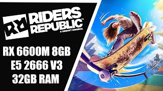 Riders Republic  RX 6600M 8GB E5 2666 V3 e 32GB RAM [upl. by Korns]