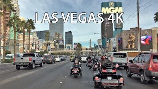 Driving Downtown  Las Vegas 4K  USA [upl. by Kata]