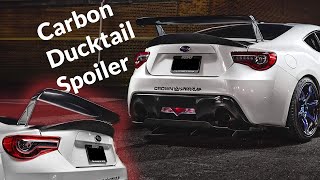 How to install our Carbon Ducktail Spoiler the 2013  2020 BRZFRSGT86 [upl. by Turtle]