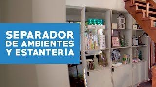 Cómo hacer un separador de ambientes y estantería [upl. by Tammany]