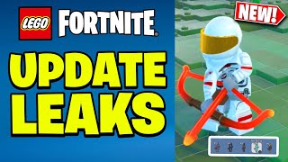 NEW LEGO Fortnite UPDATE LEAKS  NEW TOOLS WEAPONS NINJAGO [upl. by Jewel]