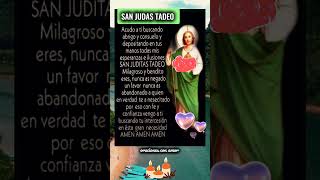 Oración Milagrosa a San Judas Tadeo oracionesconamor oracionespoderosas oracionesdiariasconamor [upl. by Eittam]