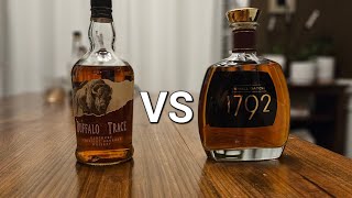 Buffalo Trace vs 1792 Small Batch bourbon whiskey buffalotrace 1792 Smalltownbourbon [upl. by Aeslahc]