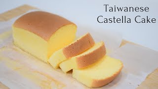 Taiwanese Castella Cake  Super Soft Castella Cake Recipe  Small Castella Cake [upl. by Yborian]