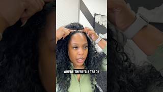 Flip over sew in should be seamless atlantahairstylist hairstyle hairextensions cambodianhair [upl. by Nanreit]