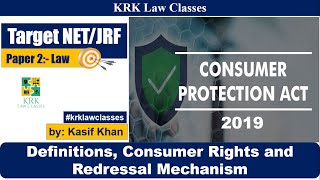 Consumer Protection Act 2019  UGC NET Paper 2 Law [upl. by Nnire]