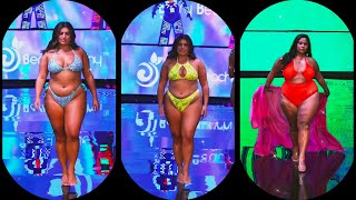 Miami Swim Week 2024  Part 1  Plus Size Models [upl. by Suzann]