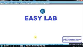 Its EasyLab  Windows Based Laboratory Management Software [upl. by Nwahs109]