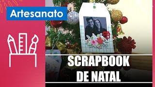 Inove com um lindo scrapbook de Natal com a artista plástica Débora Prass – 131124 [upl. by Annasor225]