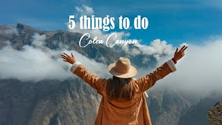 Three things to do in the Colca canyon in Arequipa  Peru  Of Trips and Tales [upl. by Ycats]