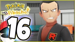 Pokémon Lets Go Pikachu Walkthrough Part 16 Team Rocket Base amp Leader coop gameplay [upl. by Soisanahta]