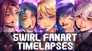 5wirl Fanart Timelapses [upl. by Womack]