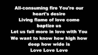 All Consuming Fire Melissa How Jesus Culture with lyrics YouTube [upl. by Maddi]