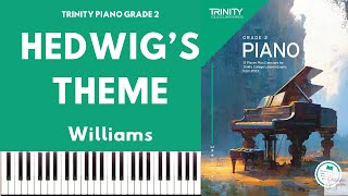 TRINITY GRADE 2 PIANO 2023  HEDWIGS THEME John Williams [upl. by Asnarepse]